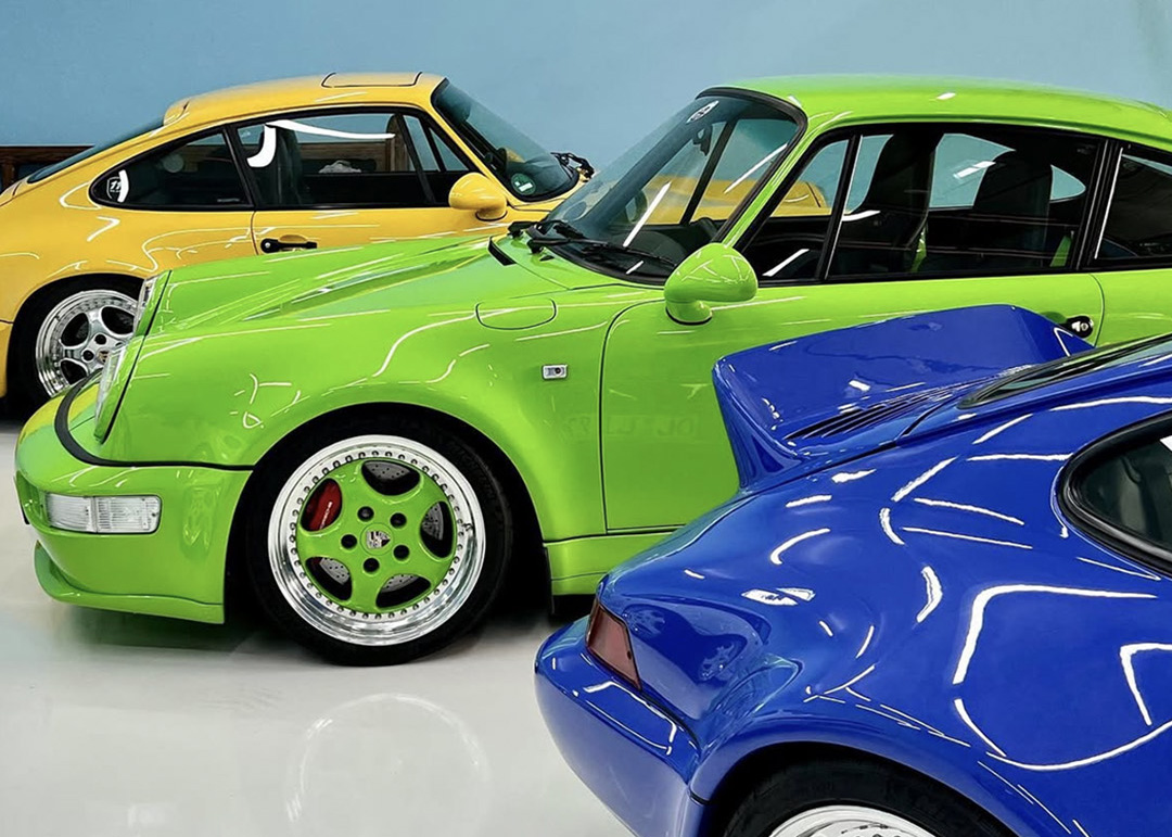 Where Color Lives: A Collector's Vibrant Porsche 964 Garage