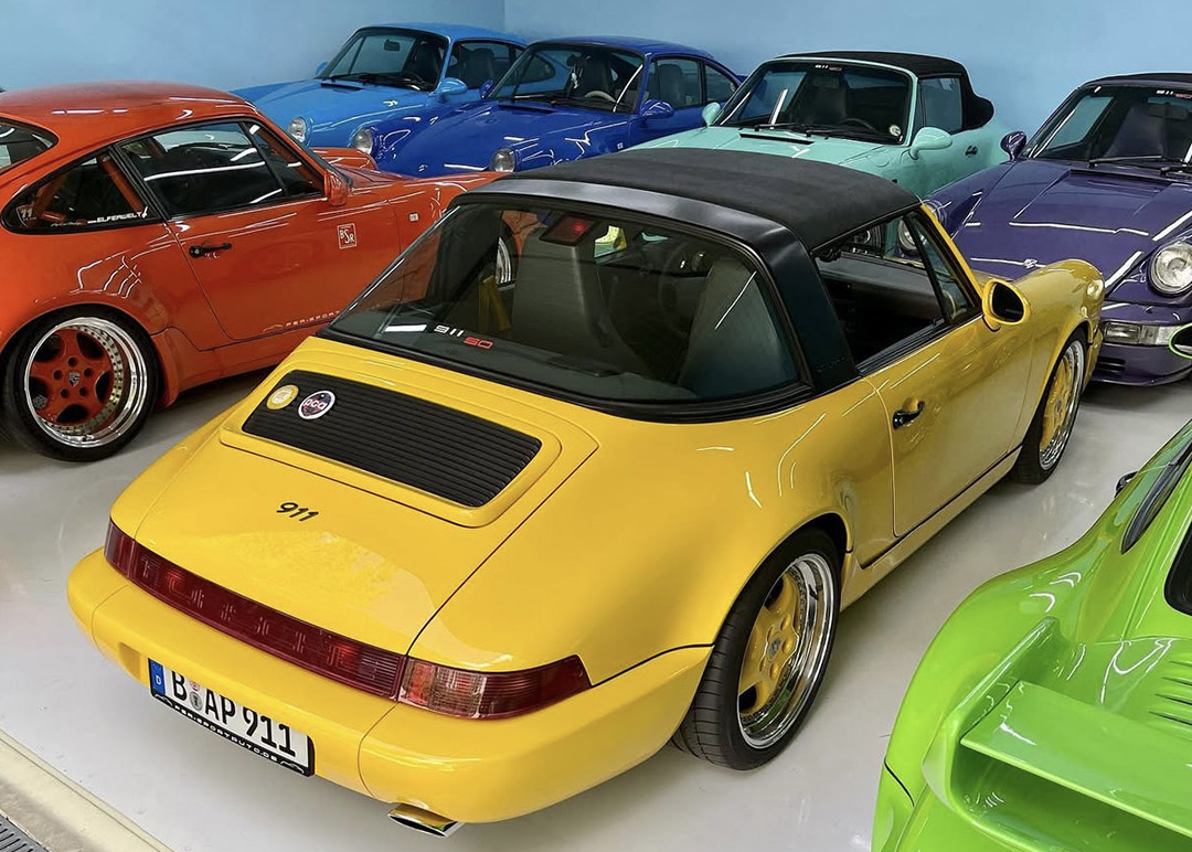 Where Color Lives: A Collector's Vibrant Porsche 964 Garage